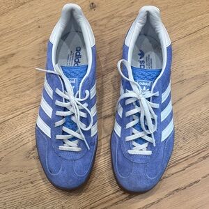 Adidas Blue and White Sneakers